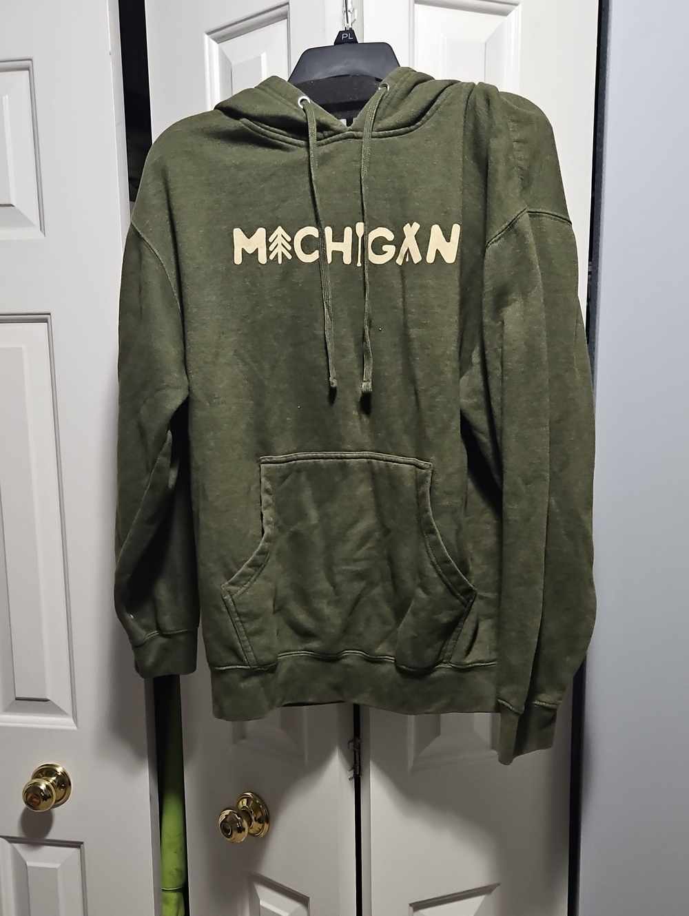 LARGE Michigan Hoodie
